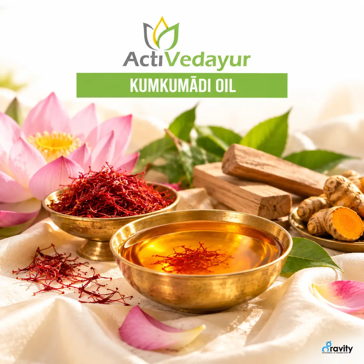Activedayur KUMKUMĀDI OIL